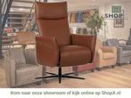Leren relaxfauteuil Ease - Massif Armagnac (donkercognac) -, Nieuw, Ophalen of Verzenden, 50 tot 75 cm, Industrieel, Modern