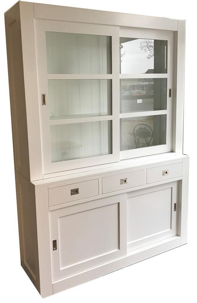 Buffetkast wit Hasselt 160cm, Huis en Inrichting, Kasten | Buffetkasten, Ophalen of Verzenden