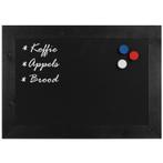 Krijtbord Magnetisch Hout Zwart 70x90 cm, Hobby en Vrije tijd, Tekenen, Nieuw