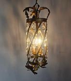 Lamp - cilinder - Messing, Kristal