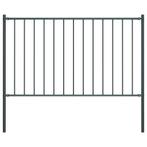 vidaXL Schuttingpaneel met palen gepoedercoat staal 1,7x1,25, Tuin en Terras, Verzenden, Nieuw, IJzer, 1 tot 2 meter