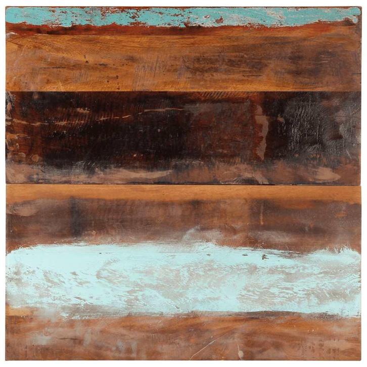 vidaXL Tafelblad vierkant 25-27 mm 80x80 cm massief, Huis en Inrichting, Tafels | Eettafels, Nieuw, Verzenden