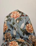 Art Nouveau stof met reigers en bloemen -300x280cm- -Art