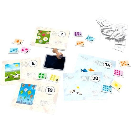 Haba bordspel Pio Postduif educatie van €11,99 voor €9,60, Kinderen en Baby's, Speelgoed | Educatief en Creatief, Ophalen of Verzenden