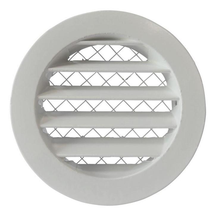 Rond buitenluchtrooster aluminium Ø 100mm, Doe-het-zelf en Verbouw, Ventilatie en Afzuiging, Nieuw, Verzenden