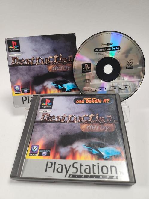 Destruction Derby Platinum Playstation 1, Spelcomputers en Games, Games | Sony PlayStation 1, Ophalen of Verzenden