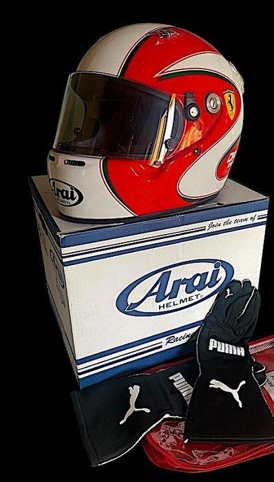 Casco e guanti - Ferrari Rijervaring - 2021 - Sporthelm, Verzamelen, Automerken, Motoren en Formule 1