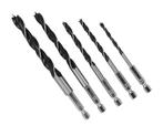 Set van 5 houtboren (4,5,6,8,10 mm met zeskant schacht), Doe-het-zelf en Verbouw, Gereedschap | Handgereedschap, Ophalen of Verzenden
