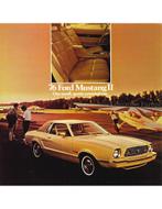 1976 FORD MUSTANG II BROCHURE ENGELS (USA), Nieuw, Author