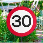30 Jaar Verkeersbord Tuinbord, Ophalen of Verzenden, Nieuw