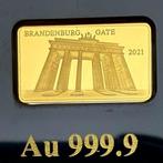 Fiji. 5 Dollars Brandenburg Gate , Oro 1/100 Oz (.999) Proof