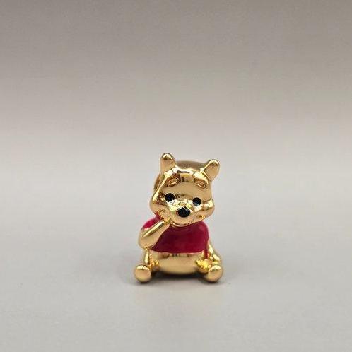 Zilveren bedel Winnie The Pooh, Sieraden, Tassen en Uiterlijk, Bedels, 1 bedel, Nieuw, Zilver, Overige merken, Verzenden