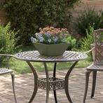 vidaXL Plastic Plantenbak 5 pcs Olijfgroen 35 x 35 x 15 cm, Minder dan 30 cm, Verzenden, Minder dan 60 cm, Nieuw