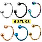 Fako Bijoux® - Circular Barbell Piercing - Hoefijzer - 8mm -, Sieraden, Tassen en Uiterlijk, Piercings, Verzenden, Nieuw