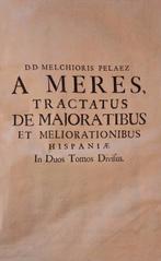 D.D Melchioris Pelaez A Meres - Tractatus majoratuum et