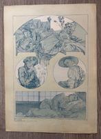 Alphonse Mucha (1860-1939) - Original Figures décoratives,