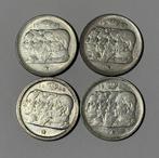België. 100 Francs 1948/1951, Lot de 4 pièces Les 4 Rois