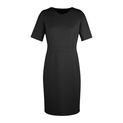 Marc Aurel • zwarte belijnde jurk • 36, Kleding | Dames, Jurken, Zwart, Nieuw, Maat 36 (S), Verzenden