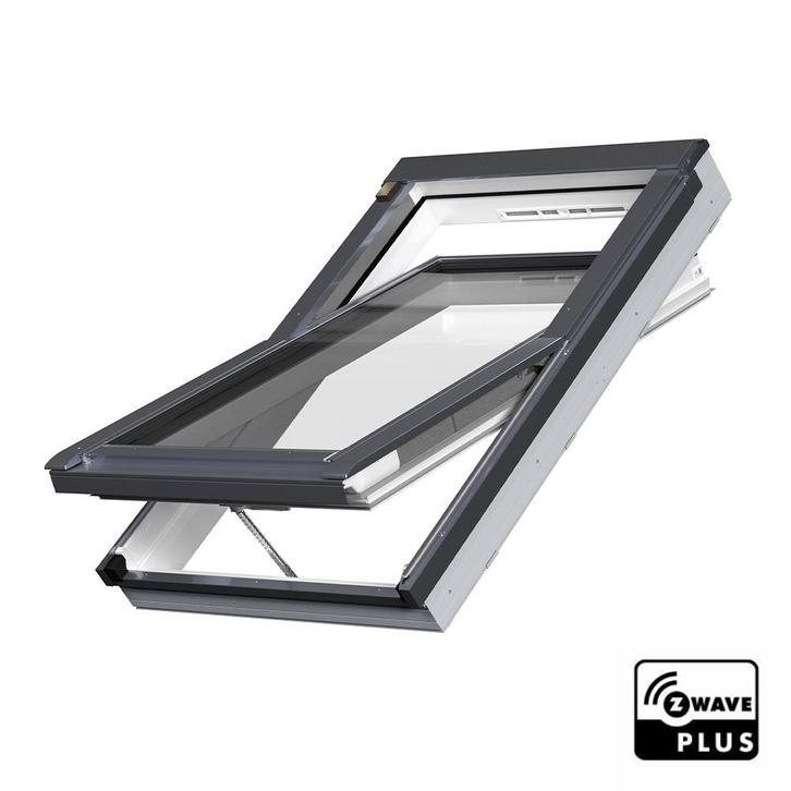 Fakro Elektrisch dakraam 78x98 cm, Doe-het-zelf en Verbouw, Glas en Ramen, Dubbelglas, Nieuw, Dakraam, 80 tot 120 cm, 80 tot 120 cm