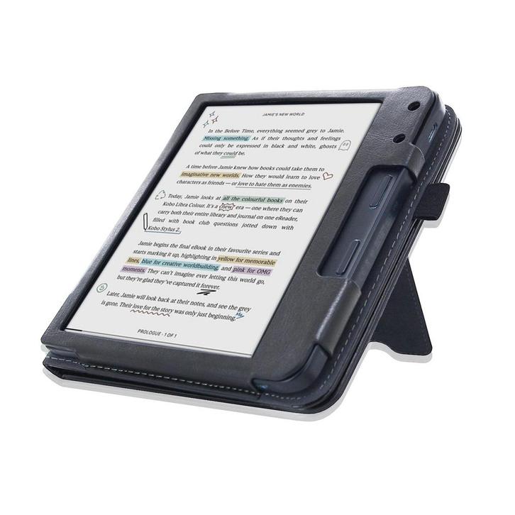 Kobo Libra Colour (7) N428 - 2in1 Stand Cover / Hoesje...., Computers en Software, E-readers