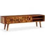 vidaXL Tv-meubel 140x30x40 cm massief acaciahout, Huis en Inrichting, Kasten | Televisiemeubels, 100 tot 150 cm, Verzenden, Nieuw