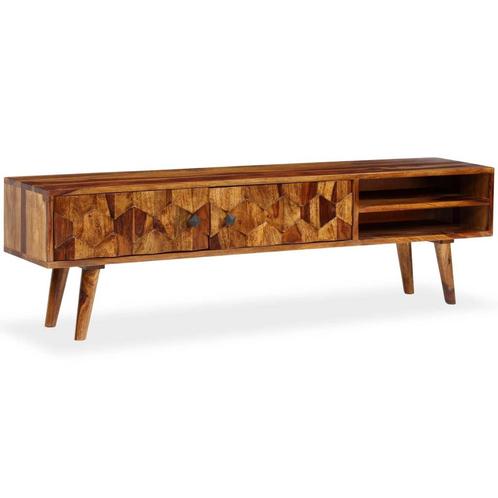 vidaXL Tv-meubel 140x30x40 cm massief acaciahout, Huis en Inrichting, Kasten | Televisiemeubels, 25 tot 50 cm, Nieuw, Overige houtsoorten