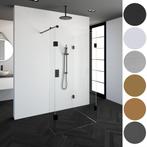 Complete Profielloze Inloopdouche Reversed Met Vaste Zijwand, Ophalen of Verzenden, Nieuw, Chroom, Douche