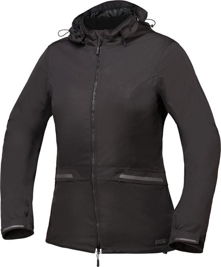 IXS Elora-ST-Plus Dames Zwart Textiele Motorjas, Motoren, Kleding | Motorkleding, Dames, Nieuw met kaartje, Jas | textiel, Verzenden