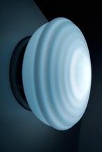 Wandlamp - Aluminium, Glas - Handgemaakt glas opaal met