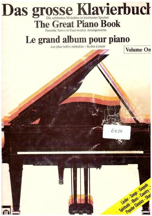 The great piano book - easy to play [358], Muziek en Instrumenten, Bladmuziek, Piano, Les of Cursus, Gebruikt, Klassiek, Ophalen of Verzenden