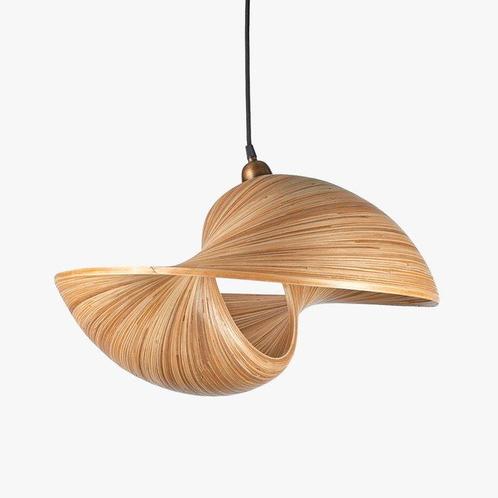 Sooka Interior - Plafondlamp - Bamboe, Brons, Antiek en Kunst, Kunst | Designobjecten