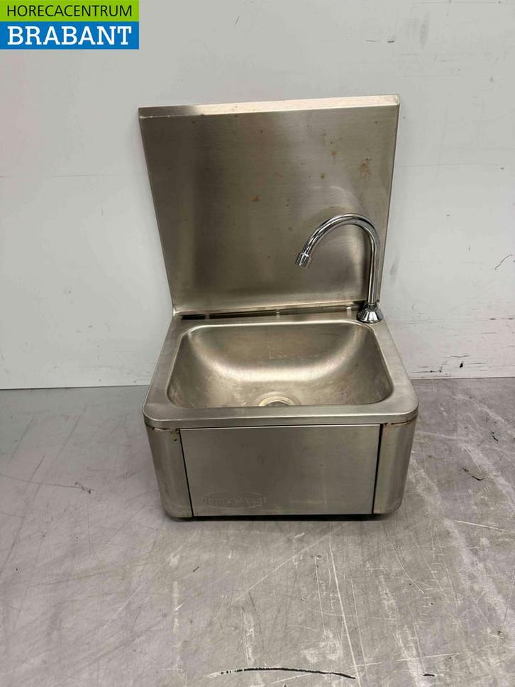 RVS Combisteel Wasbak met knie bedieining Horeca, Zakelijke goederen, Horeca | Keukenapparatuur, Gebruikt, Ophalen of Verzenden