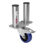 FORTEX STAGE750 dubbele poot met zwenkwiel/rem podiumhoogte, Muziek en Instrumenten, Verzenden, Nieuw