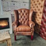 Chesterfield Gloucester Fauteuil - Vintage Bruin, Huis en Inrichting, Fauteuils, Ophalen of Verzenden, Nieuw, Leer, Chesterfield