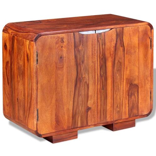 vidaXL Dressoir 75x35x60 cm massief sheeshamhout, Huis en Inrichting, Kasten | Dressoirs, 25 tot 50 cm, Nieuw, 50 tot 100 cm, Overige houtsoorten