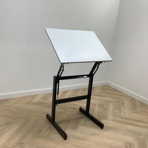 Tweedehands verstelbare tekentafel / schooltafel (bxd) 80x60, Huis en Inrichting, Tafelonderdelen, Gebruikt, Ophalen of Verzenden