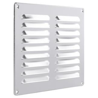 Schoepenrooster | Starx | 25 x 20 cm (Aluminium, Zilver), Doe-het-zelf en Verbouw, Ventilatie en Afzuiging, Nieuw, Verzenden