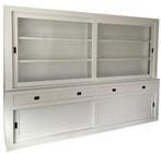 Witte strakke buffetkast Odijk 300cm, Ophalen of Verzenden, Nieuw