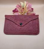 Handgemaakte Marokkaanse leren platte portemonnee -, Nieuw