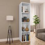 vidaXL Boekenkast/tv-meubel 36x30x143 cm bewerkt hout wit, Huis en Inrichting, Kasten | Boekenkasten, Nieuw, Verzenden