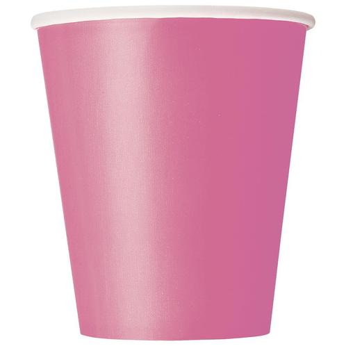 Roze Bekers 266ml 14st, Hobby en Vrije tijd, Feestartikelen, Nieuw, Verzenden