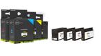 Geschikt HP 932 / 933 multipack zwart/kleur 4 cartridges, Nieuw, Cartridge, Inktmedia