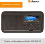 2dekans | Denver DAB Radio - Retro Radio - FM Radio -, Ophalen of Verzenden, Nieuw