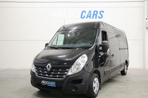Renault Master T35 ZWART 2.3 dCi L3/H2 146PK NAVI CAMERA AIR, Auto's, Bestelauto's, Dealer onderhouden, Lease, Overige kleuren