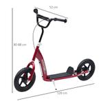 TRUUSK Kinderstep Met Achterrem Kickscooter 12 Inch Step Ste, Verzenden, Nieuw