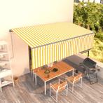 vidaXL Luifel automatisch uittrekbaar met rolgordijn 5x3 m, Tuin en Terras, Verzenden, Nieuw