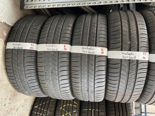 205-60-16 Michelin Zomerbanden 6mm Incl Montage 205 60 16, Auto-onderdelen, Banden en Velgen, 16 inch, Zomerbanden, 205 mm, Personenwagen