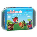 Feuchtmann - ministeck 4in1 Leuke wilde dieren, Verzenden, Nieuw, Knutselen