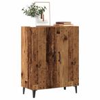vidaXL Dressoir 70x34x90 cm bewerkt hout oud houtkleurig, Huis en Inrichting, Kasten | Dressoirs, Minder dan 50 cm, Verzenden