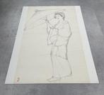 Graphite on Paper Sketch no. 8 - Uit de serie Collection of, Antiek en Kunst